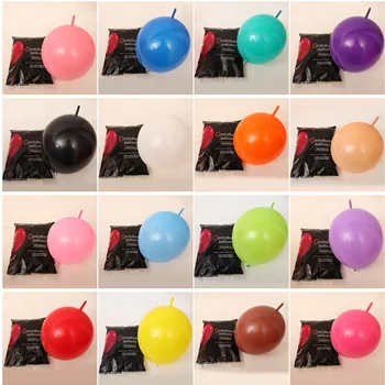 Horúce! Pin chvosty balóny(50pcs/lot)10 inch hrubé balóny narodeninovej party, Vianočné dekorácie kolo chvosty tvar balóna