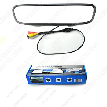 Horúce ping HD Auto Reverse Monitor 16:9 4.3 palcový Farebný TFT LCD Auto Spätnom Zrkadle Monitor Obrazovky