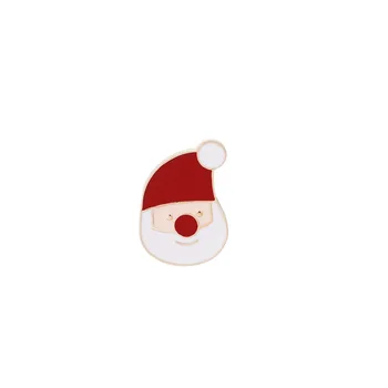 Horúci Vianočný Série Brošňa Cartoon Smalt Strom Ponožka Candy Santa Claus Šišky Ženy Muži Brošne Pripnúť Odznak Tlačidlo Golier Šperky