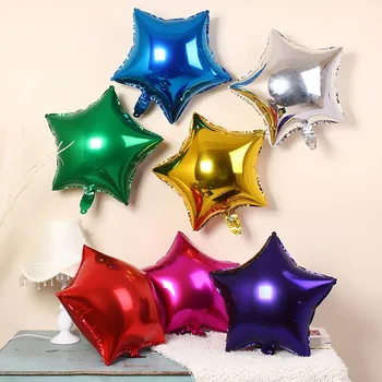 Hot 18 palcov monochromatické hliníkové hélium balón svadobné dovolenku strany narodeninové balóny veľkoobchod hračiek pre deti