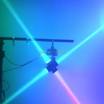 Hot Kolesá LED Pohyblivé Hlavy Svetla 4x10w RGBW 4in1 Rotujúce LED Lúč Fáze Osvetlenie Dokonalý efekt pre DJ, Disco, Svadobné Party