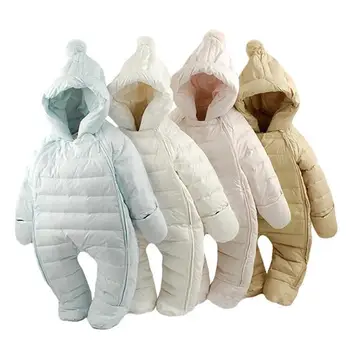 Hot predaj ! 2018 Dieťa tepelnej nohavice Zimné jecket snowsuit kačica nadol jumpsuit outerward šaty ware,batoľa chlapec zimný kabát