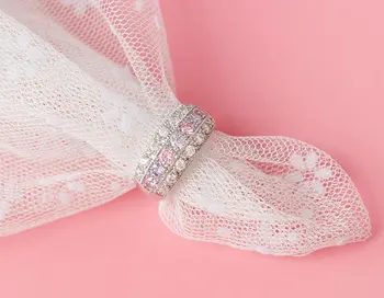 Hot Predaj 3 Mixe Farieb napodobňované Crystal krúžky, Nový Unikátny Dizajn anel Zapojenie & Snubné Prstene ženy Šperky