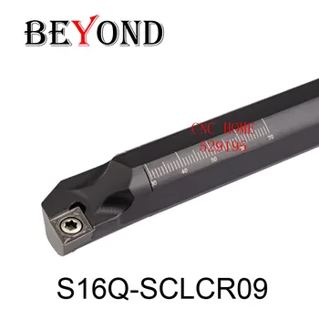 Hot Predaj 5 ks/Veľa 7 10 12 16 20 mm SCLCR Sústruh Otočením Držiaka Nudné Bar Vložiť Pre Semi-dokončovacie S7/S10/S12/S16S20-SCLCR09