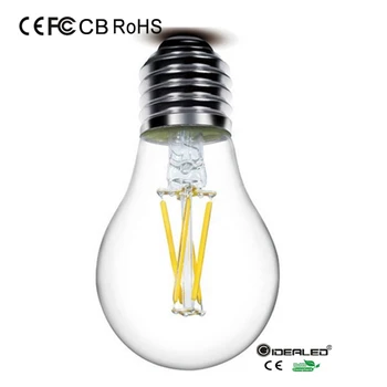 Hot predaj A60 COB led žiarovky žiarovka žiarovka 6W 8W Edison žiarovka Žiarovka 3 ročná záruka biela 2700K s E26 e27 Základnú 6-Pack