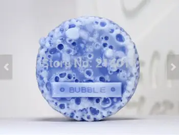 Hot predaj Bublina tvarované silikónové mydlo formy fondant Cake decoration plesní, Ručne vyrábané mydlo formy aróma kameň formy