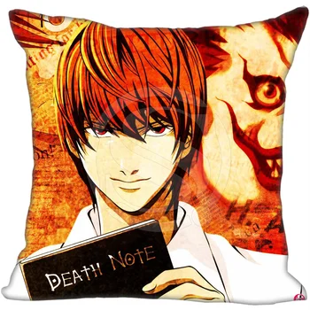 Hot Predaj Death Note, Anime, Komiksu Light Yagami obliečka na Vankúš Vlastné Mäkký Vankúš vankúš 45X45 CM na Jednej Strane