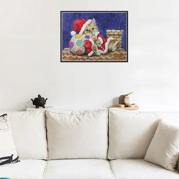 Hot Predaj Diy Diamond Maľovanie Výšivky Cross Stitch Santa Claus Vianočný Darček Diamond Mozaiky Vyšívanie, Umelecké Dekorácie