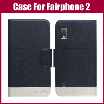 Hot Predaj! Fairphone 2 Prípad Vysokej Kvality, 5 Farieb, Módne Flip Ultra-tenké Kožený Ochranný Kryt Pre Fairphone 2 Veci