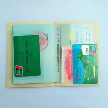 Hot Predaj obálky panda Kreditnej Karty Držiteľ,Cestovné PVC ID Karty Taška Porte Carte Jednoduché Pas Kryt Najvyššej Kvality