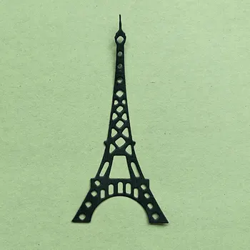 Hot Predaj Paríži, Eiffelova Veža Kovové Remesiel Rezanie Zomrie Blany fotoalbum Razba Craft Papier Karty DIY Scrapbooking