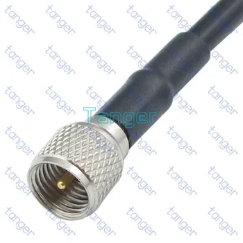 Hot predaj Tanger Mini UHF muž plug PL259 SL16 na Mini UHF samec konektor priamo RF RG58 Pigtail Jumper Koaxiálny Kábel 3feet 100 cm