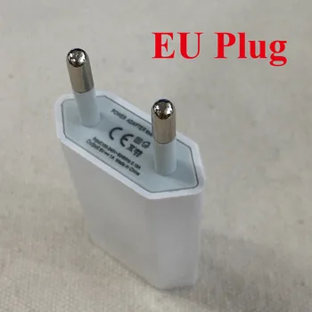 Hot Predaj Vysoko Kvalitných Európskych EÚ Konektor USB AC Cestovné Stenu Nabíjanie Nabíjací Adaptér Pre Apple iPhone 6 6 5 5 4 4S a 3GS