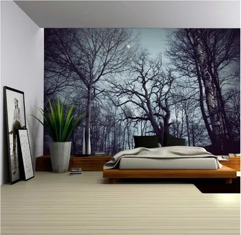 Hot Veľká veľkosť Lesných Stromov Stene Visí Krásy Gobelín Deka prehoz cez posteľ Yoga Mat obrus Pláž Uterák Domova 148x200cm
