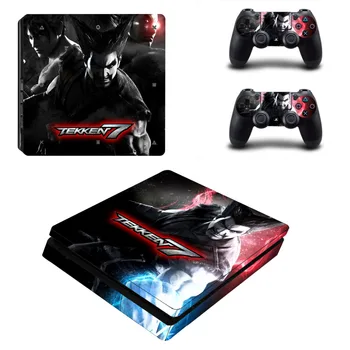 Hra Tekken 7 Odtlačkový PS4 Slim Pokožky Nálepka Pre Sony PlayStation 4 Konzoly a 2 Radiče PS4 Slim Pokožky Nálepky