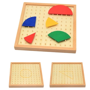 Hračky Pre Deti Kruhové Matematiky Zlomok Delenia Učebných Pomôcok Montessori Dosky Drevené Hračky Dieťa Vzdelávacie Darček Matematika Hračka