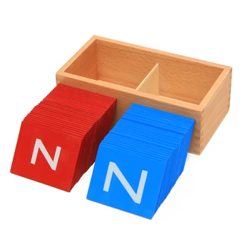 Hračky Pre Deti Montessori Malé A Veľké Prípade Brúsny Papier Písmená Boxy Drevené Hračky Dieťa Vzdelávacie Predčasného Vývoja Darček