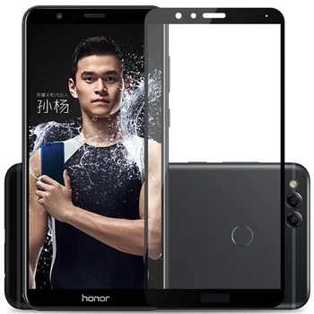 Huawei Honor 7X Tvrdeného Skla Film KOOSUK Pôvodné Full Screen Protector kryt Na Huawei honor 7 X HD Slim Sklo Film 5.93 palec
