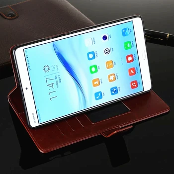 Huawei MediaPad M3 držiteľa karty kryt puzdro pre Huawei Media Pad M3 8.4-palcový pu kožené telefón prípade, ultra tenkú peňaženku flip cover