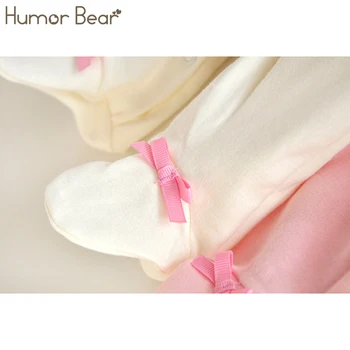 Humor Medveď Princezná Štýl Novorodenca Dievča Oblečenie Dievčatá Čipky Remienky+Klobúky Dojčenské Oblečenie Súpravy Dojčenská Jumpsuit Dary