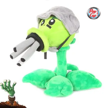 Hviezda Produkt 12inch 30 cm Krásne Rastliny Vs Zombie PopCap Gatling Peashooter Plyšové Hračky,1pcs/pack