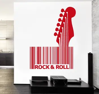 HWHD 2016 novú hudbu Stenu, Vinylové Hudby Guitar Rock čiarového kódu Zaručenú Kvalitu Odtlačkový doprava zadarmo