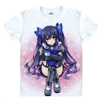 Hyperdimension Neptunia T-Shirt Idea Factory Tričko Fashion vytlačené t-shirt Anime Zber kawaii šaty letné t-shirts Manga a