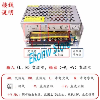 Hz 180w 36V 5A Prepínanie Napájania Factory Outlet SMPS Ovládač AC110-220V DC36V Transformátor pre LED Pásy Svetla Modul Displeja