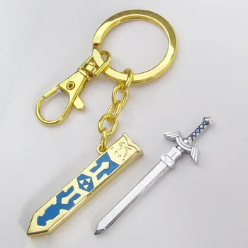 Hzew Vysokú Kvalitu Šperkov Maloobchod Legend of Zelda Vymeniteľné Master Meč s Dlhým Reťazcom Náhrdelník Prívesok Pre Ženy Colar Pekný Darček