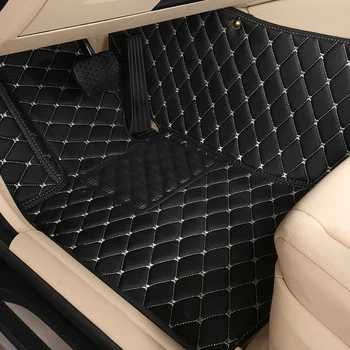 HZHZQX Vlastné špeciálne auto podlahové rohože pre Mercedes Benz slk200 slk300 slk350 2seats trvanlivé nepremokavé koberce pre slk200 2seats