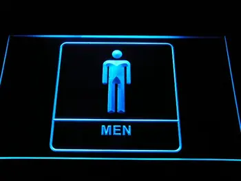 I1015 Muži Male Chlapca, Wc, Umyváreň Toalety Displej LED Neon Svetla Sign-On/Off vypínač 20+ Farieb A 5 Veľkostí