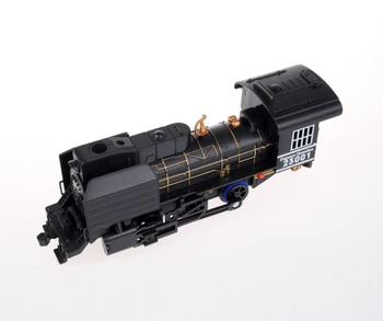 Iba Príslušenstvo pre Klasické hračky Osvietil Vlak Batérie Prevádzkované Železničné Auto Elektrické Vlakovej súpravy s Zvuk a Smok Koľajového Vozidla