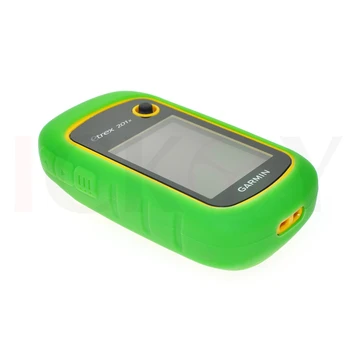 ICKOY Ručné GPS silikónové Chrániť Zelená puzdro + LCD Screen Protector pre Garmin eTrex 10 20 30 10x 20x 30x 201x