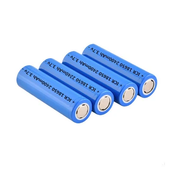 ICR18650 3,7 V 2400mAh Nabíjateľné Batérie, Lítiové Batérie Li-ion Bateria pre LED Baterka Pochodeň Svetlometov