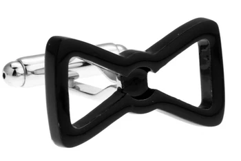 IGame výrobnú Cenu Maloobchod pánskej Módy manžetové gombíky Čierny motýlik Dizajn Putá Odkazy