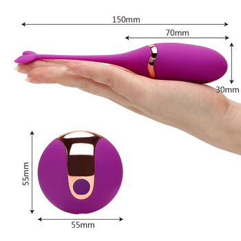 IKOKY Vibračné Vajíčko na Diaľkové Ovládanie Vibrátory Sexuálne Hračky pre Ženy Uplatniť Vaginálnej Kegel Loptu G-spot Masáž USB Nabíjateľné