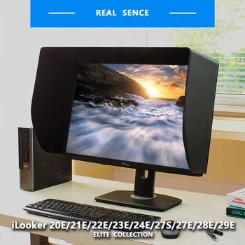 ILooker 24E 24-palcový LCD LED Monitor Kapota Slnečník Sunhood pre Dell HP Viewsonic Philips, Samsung, LG Hodí Rám, Šírka 550-565mm