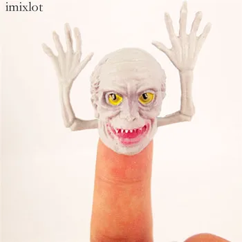 Imixlot 6 Ks/Set Nové Kreatívne Bábika Mini Prst Halloween Party Dekorácie Kapsule Hračky Žart Dary