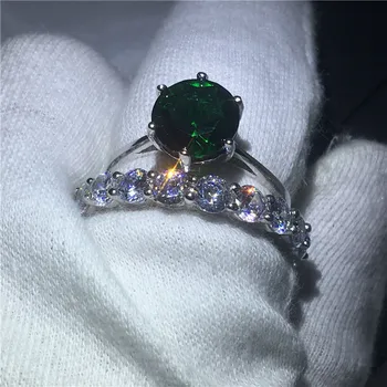 Infinity Šperky Reálne 925 Sterling silver prsteň Kruhu AAAAA Zirkón Birthstone Zapojenie svadobné kapela prstene pre ženy