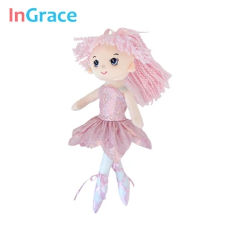 InGrace zbrusu nový príchod iskrenie balerína bábiky 3 farby super krásne malé balerína bábika realisticky princezná dievča bábiky