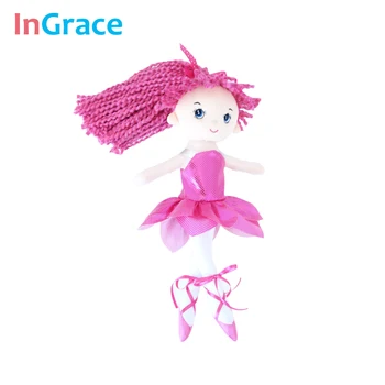 InGrace zbrusu nový príchod iskrenie balerína bábiky 3 farby super krásne malé balerína bábika realisticky princezná dievča bábiky