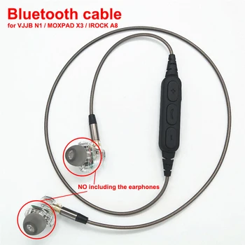 Inovovaný Nahradenie Bluetooth Linka pre VJJB N1 Slúchadlá Slúchadlá s Mikrofónom náhradný kábel pre MOXPAD X3