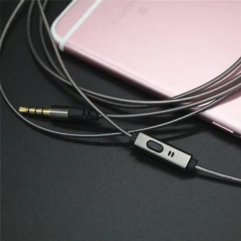 Inovovaný Náhrada za Moxpad X3 Irock A8 VJJB N1 Slúchadlá Slúchadlá Káble Kábel S Mic Ovládanie Hlasitosti pre xiao iphone mp3