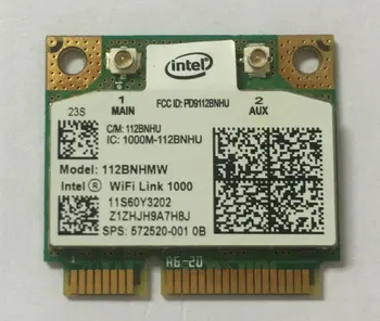 Intel 1000 112BN_HMW Half Mini PCI-e Centrino Wireless siete WLAN Modul Karty Wifi 802.11 bgn pre HP 572520-001 11S60Y3202
