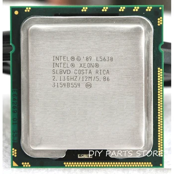 INTEL XONE L5630 CPU INTEL L5630 PROCESOR 4 core, 2.13 MHZ LeveL2 12M PRÁCE PRE lga 1366 montherboard