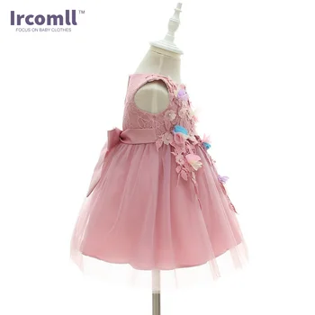 Ircomll Značky Najnovšie Malá Princezná Baby Girl Dress Lanvender A-Line Plesové Šaty, Prvý Darček K Narodeninám, Svadobné Party Oblečenie