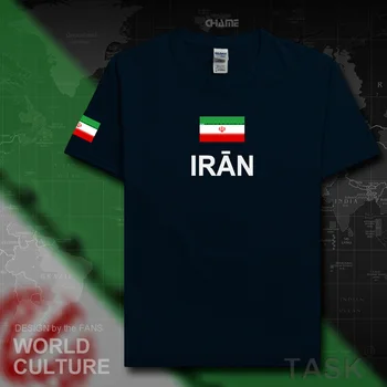 Iránskej Islamskej mužov, t košele módne 2017 dresy národov tímu bavlna t-shirt stretnutie fitness oblečenie značky tees vlajka IČ topy