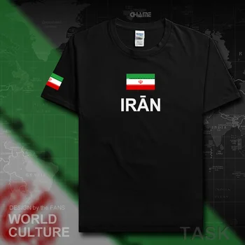 Iránskej Islamskej mužov, t košele módne 2017 dresy národov tímu bavlna t-shirt stretnutie fitness oblečenie značky tees vlajka IČ topy