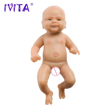IVITA 14inch/1.65 kg Dievča Oči Otvorené Silikónové Reborn Bábiky Baby Born celého Tela Nažive Simulované Boneca Reborn Silikónové Completa