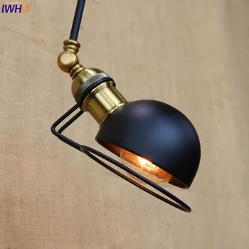 IWHD Arandela Loft Priemyselné Nástenné svietidlo Domov Osvetlenie Wandlamp Swing Dlhé Rameno Nástenné Svietidlo Vintage Lampara porovnanie